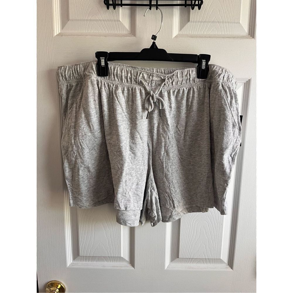 Ideology Plus Size Retro Recycled Drawstring Shorts-3X